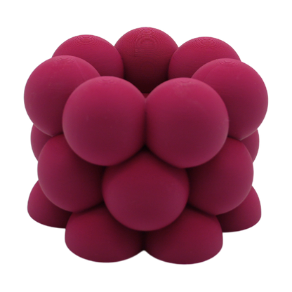 Waxinelichthouder Bubble 12x12x8 cm PLA