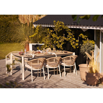 Dinerbord keramiek ø27 cm beige set van 4