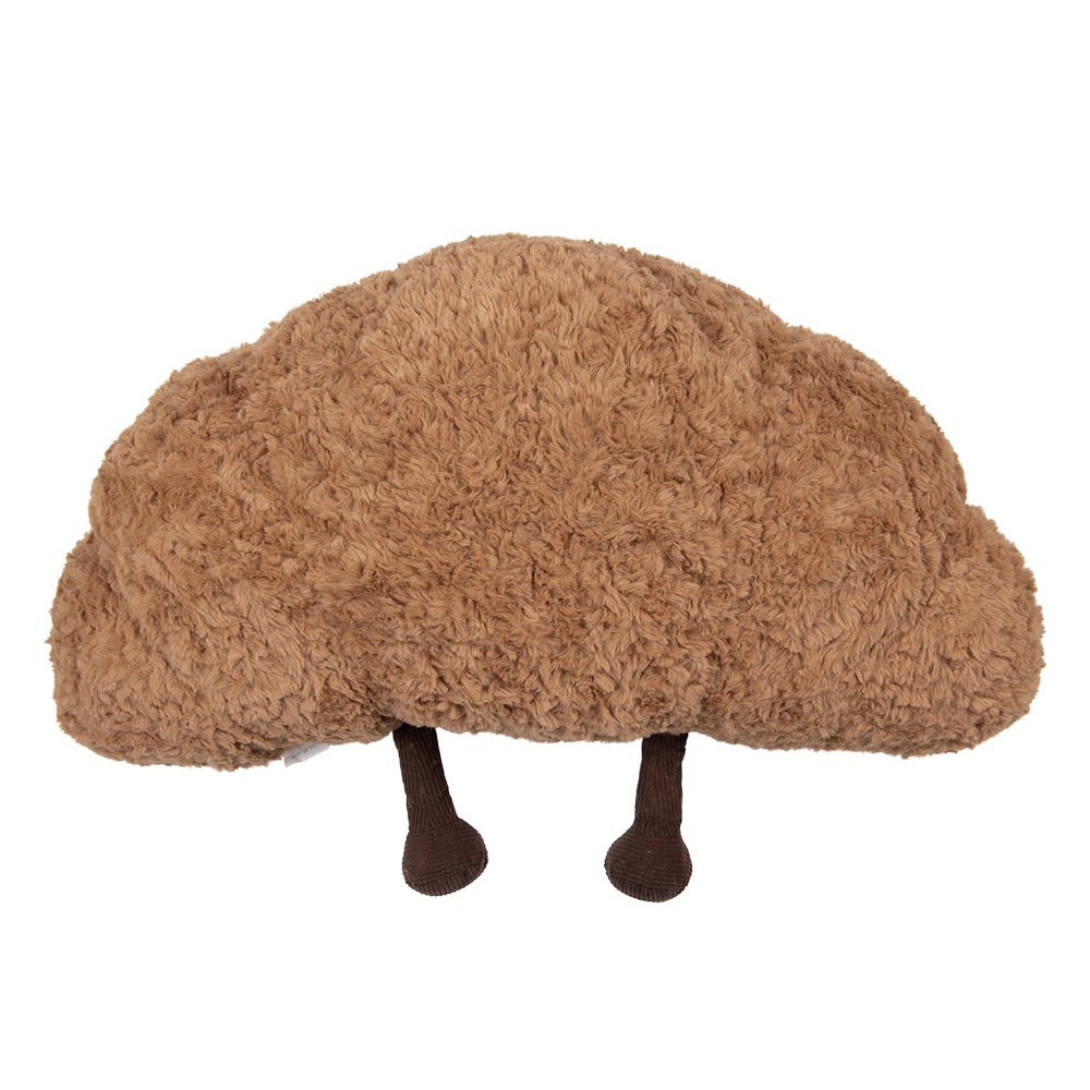 Sierkussen 63x34x17 cm bruin polyester