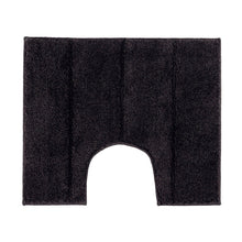 Toiletmat 55x60 cm zwart