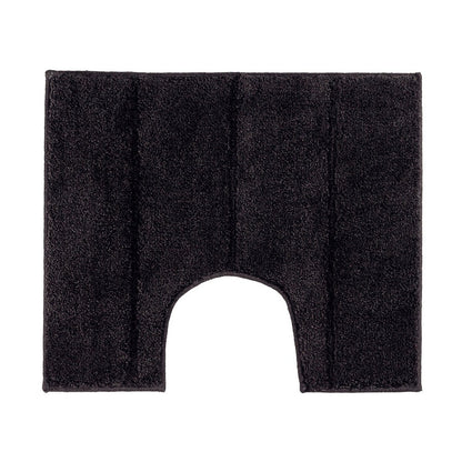 Toiletmat 55x60 cm zwart