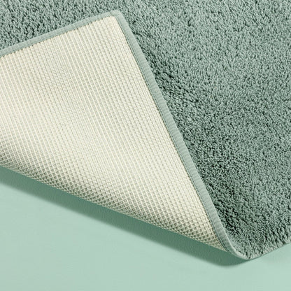 Toiletmat 59x59 cm katoen zeengroen