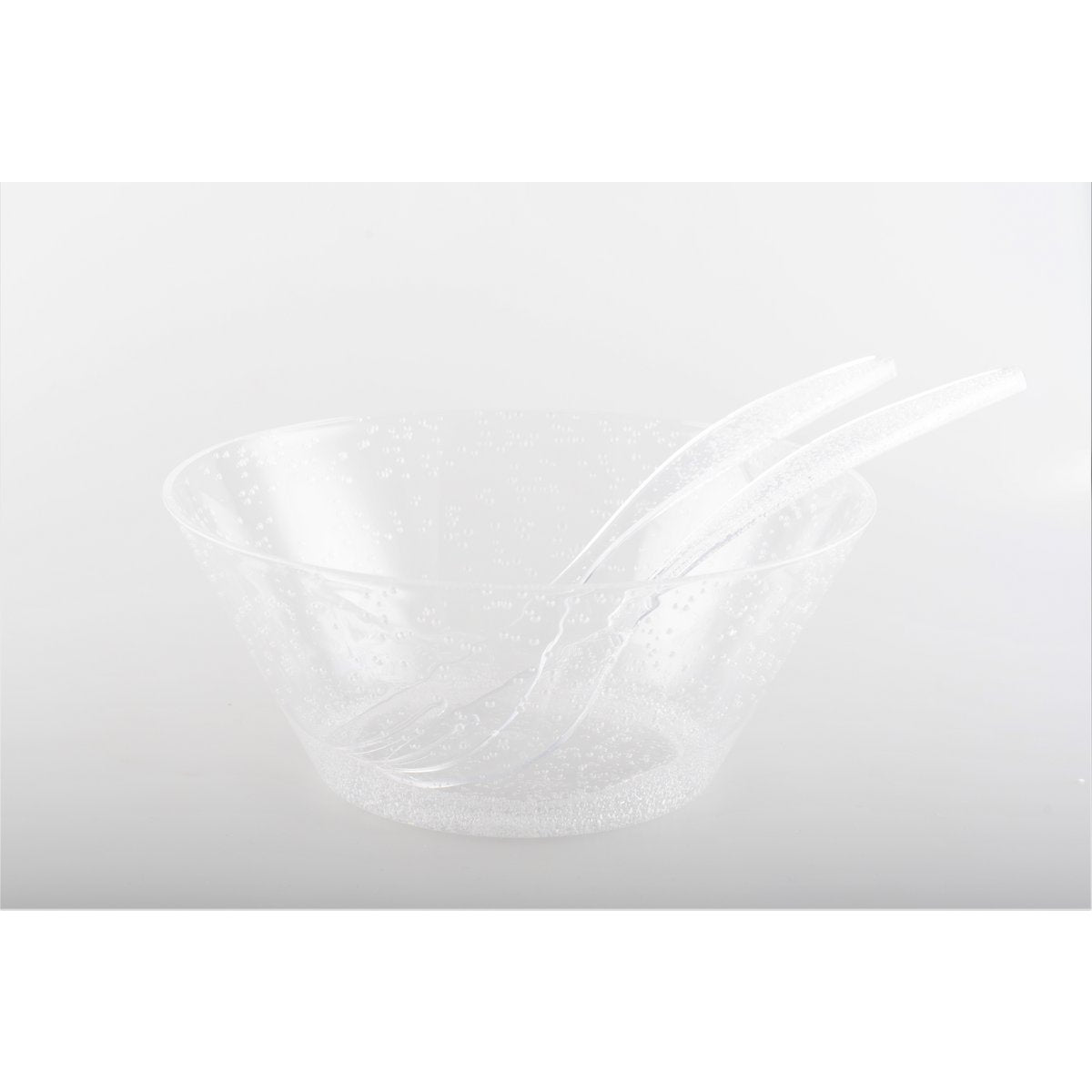 Saladekom 26 cm acryl transparant