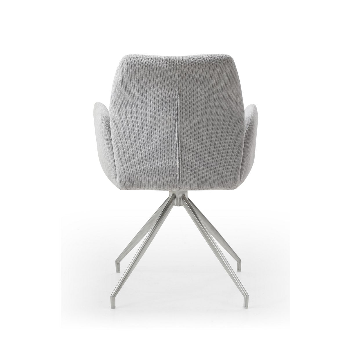 Eettafel 180x90 cm acaciahout met 4 draaistoelen