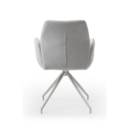 Eettafel 180x90 cm acaciahout met 4 draaistoelen