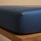 Hoeslaken TENCEL Sateen donkerblauw