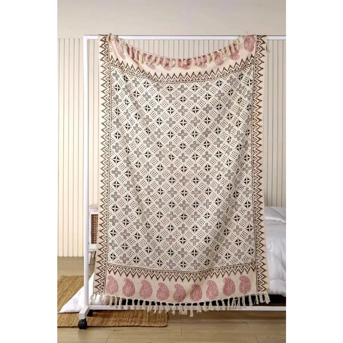 Plaid 130x180 cm katoen tribal