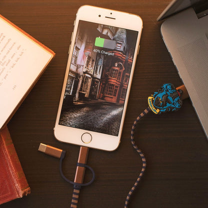 3-in-1 ladekabel Lightning Micro-USB USB-C 1m