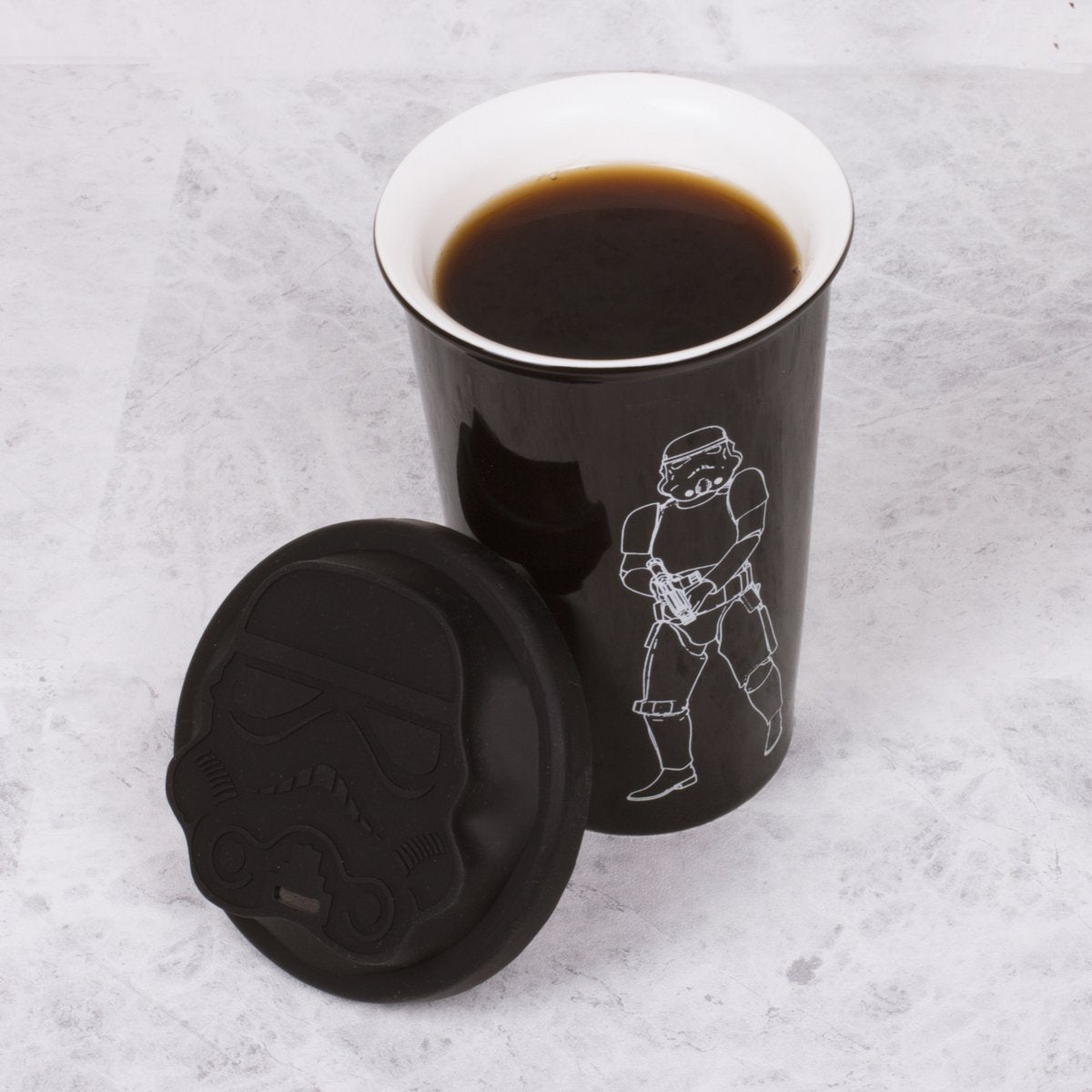 Stormtrooper mok 275 ml keramiek zwart