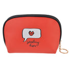 Toilettas 19x5x12 cm rood polyester