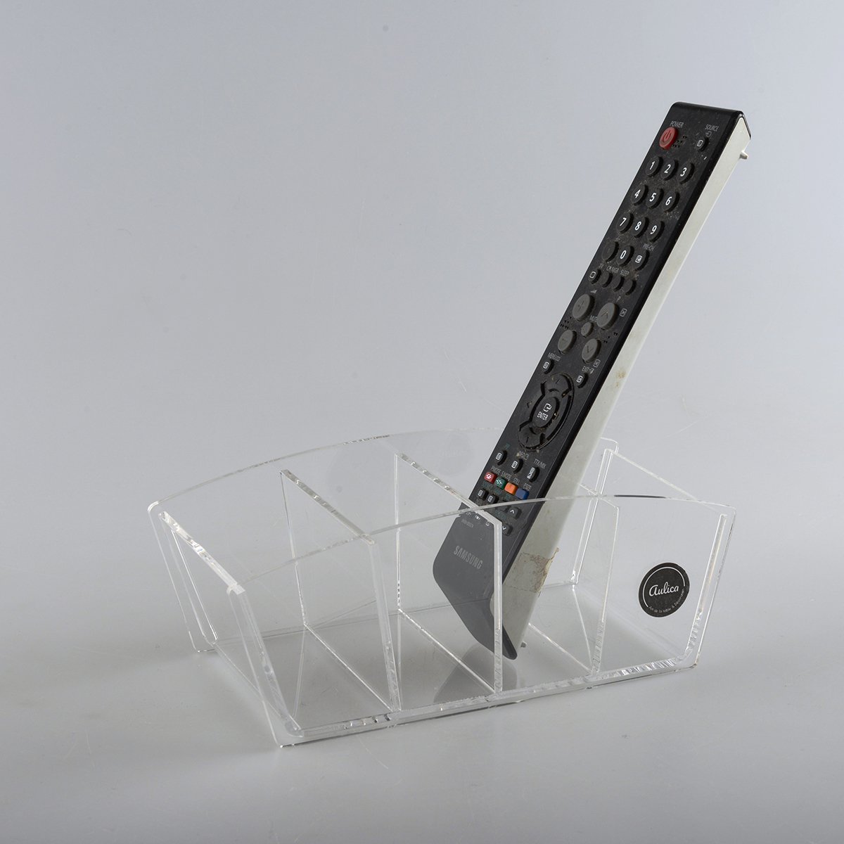 Afstandsbediening houder acryl 19,5x9,6x7,6 cm transparant