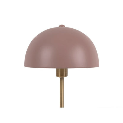 Tafellamp roze ijzer 20x20x39 cm