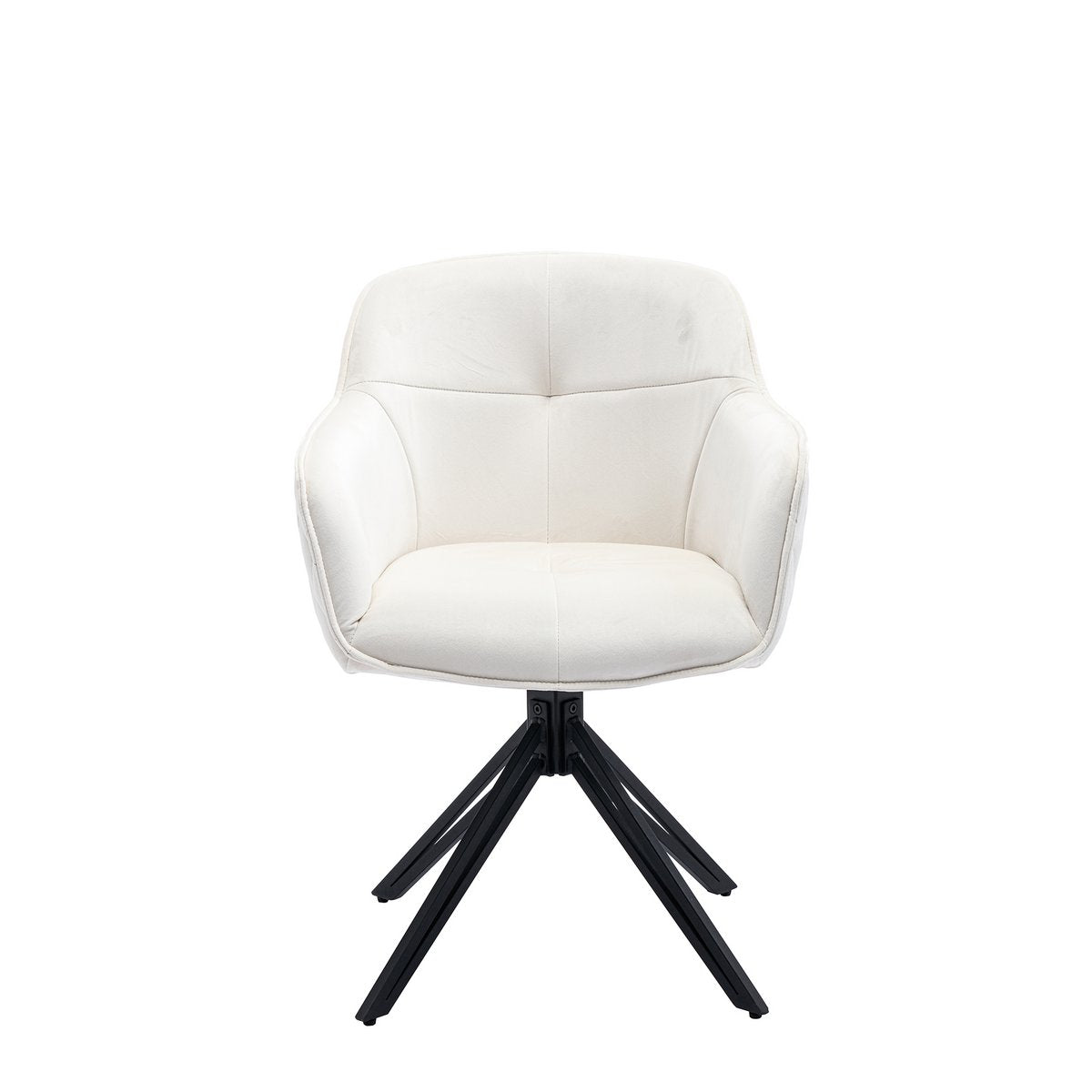 Fauteuil beige 59x60x83 cm draaibaar