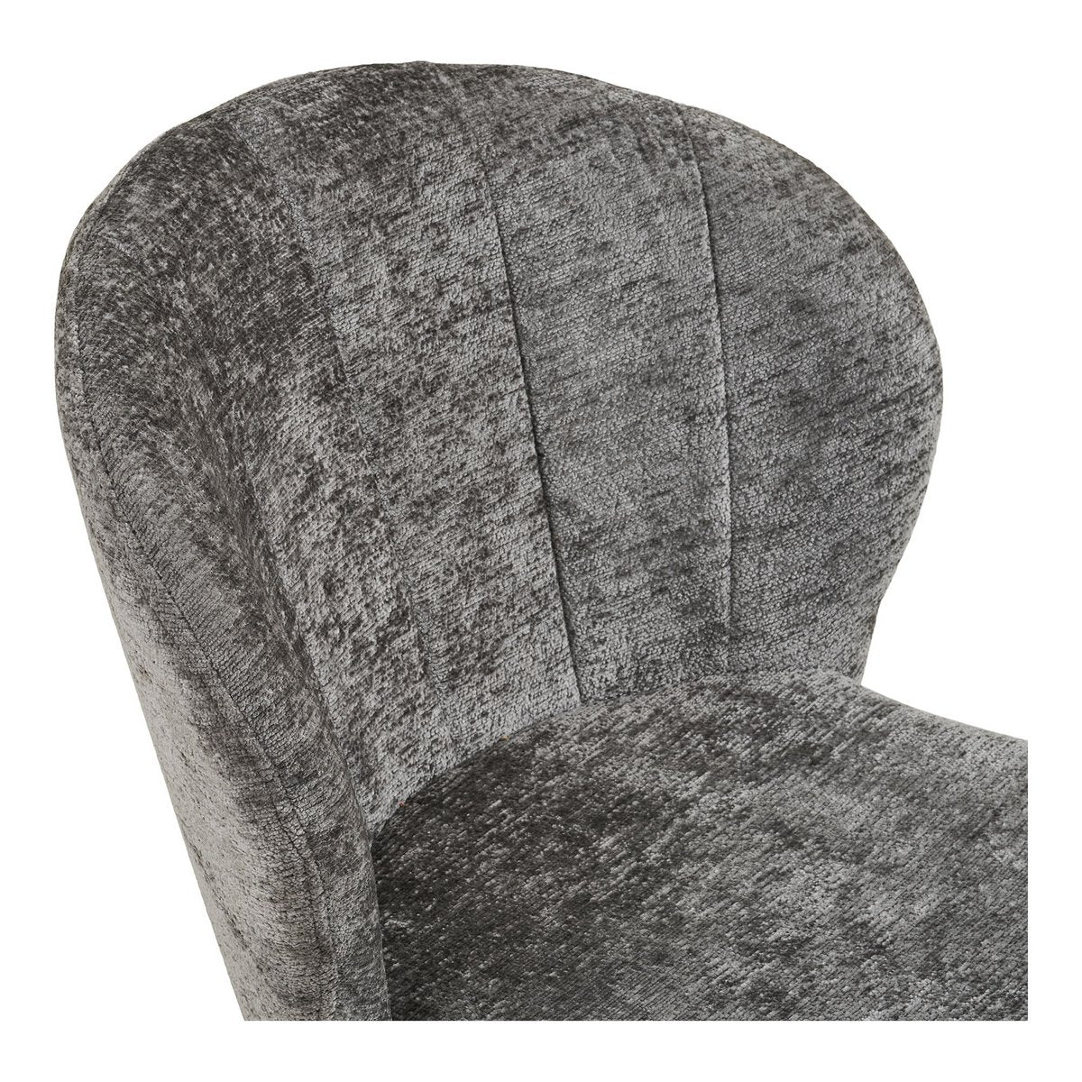 Roanne Dining Chair, grey, black legs, HN1319 - Set of 2