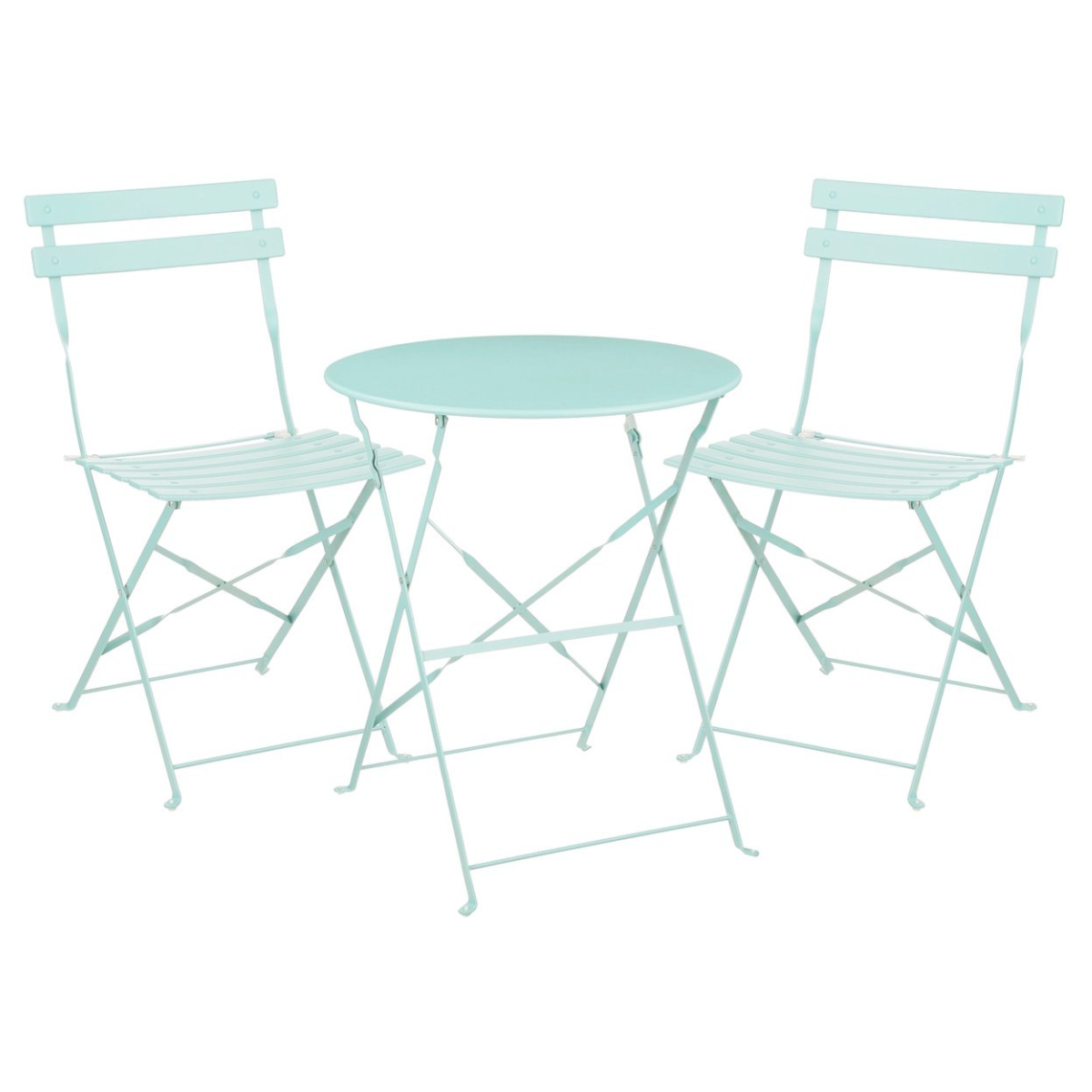 Bistroset metaal groen 61 cm
