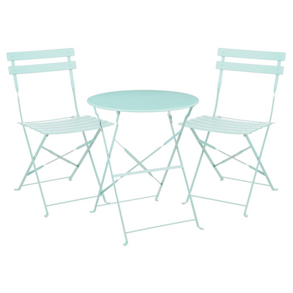 Bistroset metaal groen 61 cm