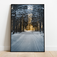 Poster A3 satijnpapier winterglow