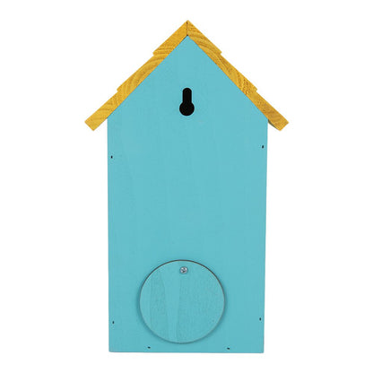 Birdhouse 15x10x22 cm Blue Wood