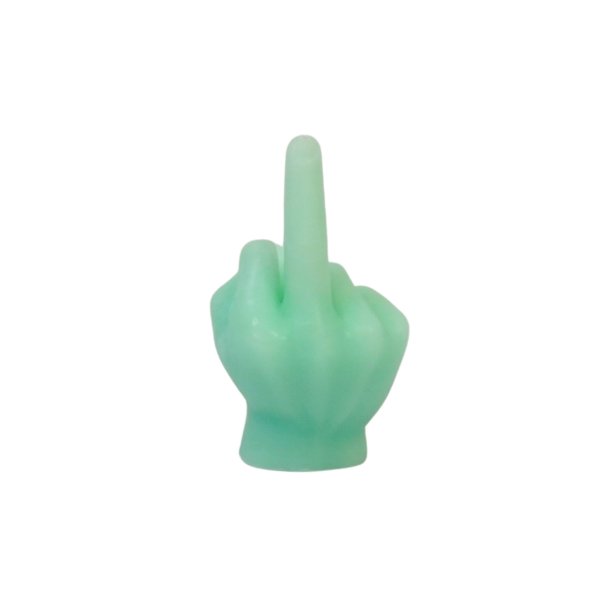 Candle - Middle Finger - Wax - Mint - 310Gram - 10x9x17cm