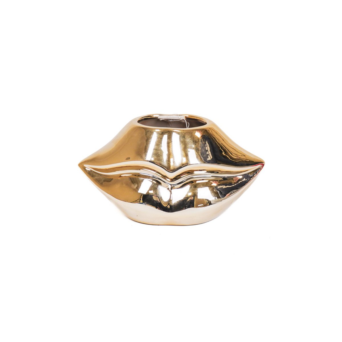Vaas keramiek goud 21x19x11 cm