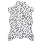 Kinderkleed dierenhuid 100x150 cm zilverblauw