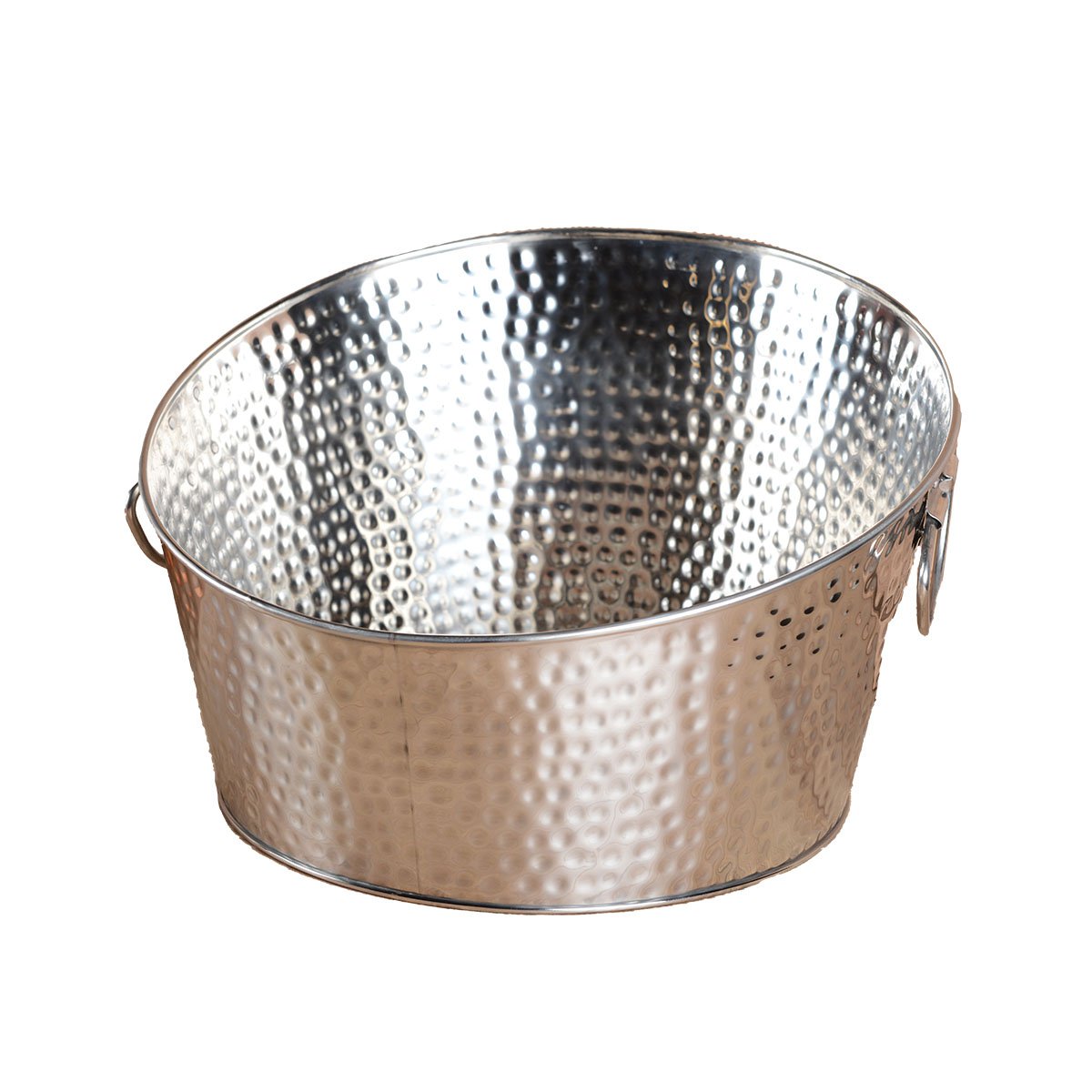 Champagne-emmer 25x40x40 cm roestvrij staal zilver