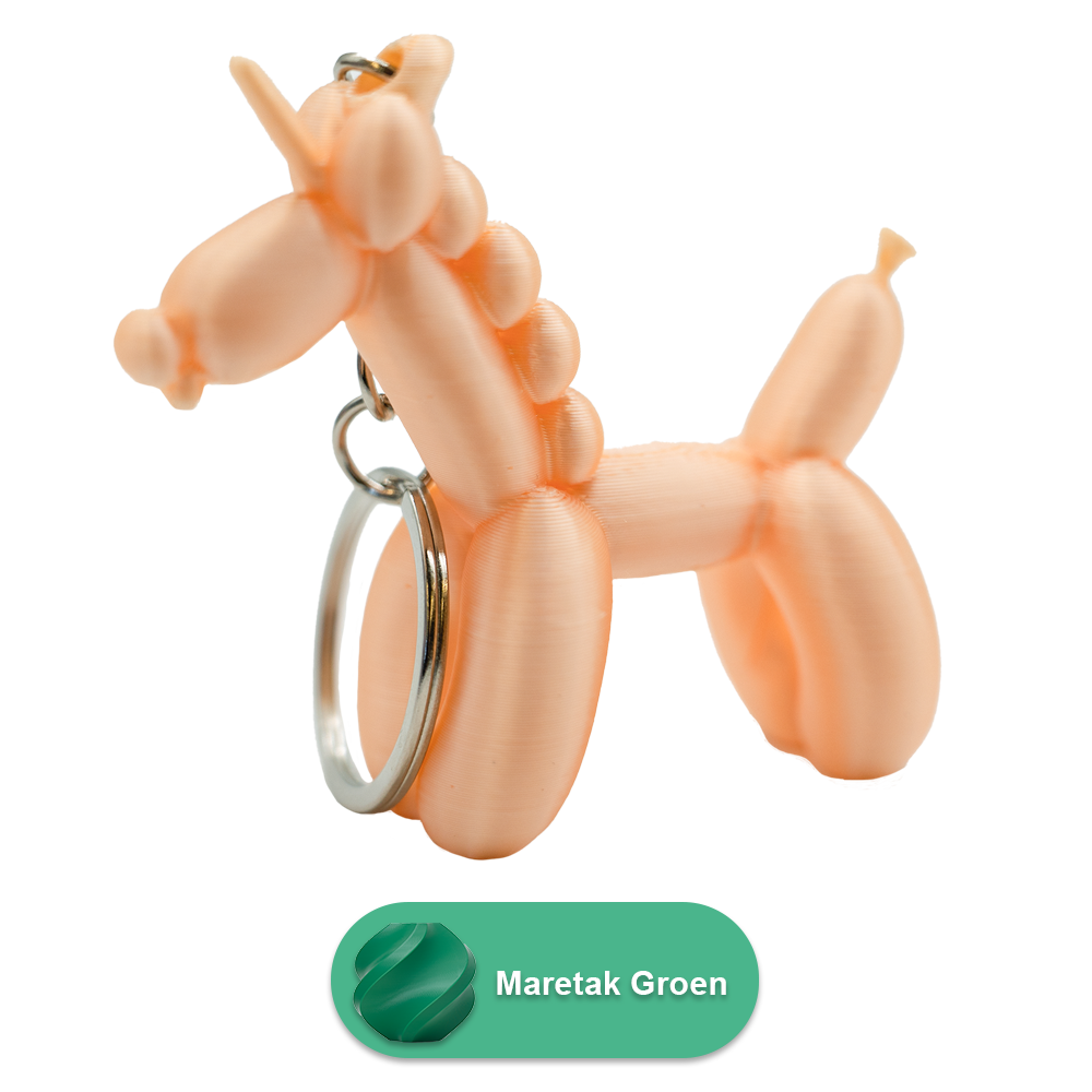 Unicorn Balloon Dog Keychain