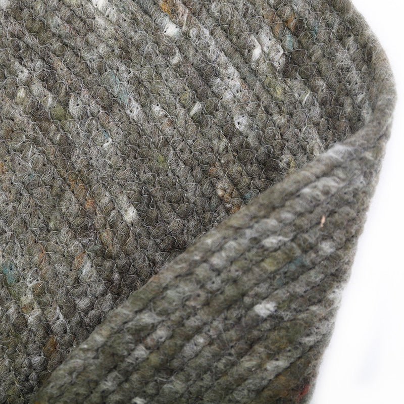 NEETHU OLIVE M felted wool rug