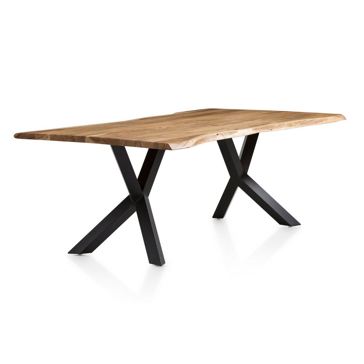Eetgroep massief acaciahout 220x110 cm