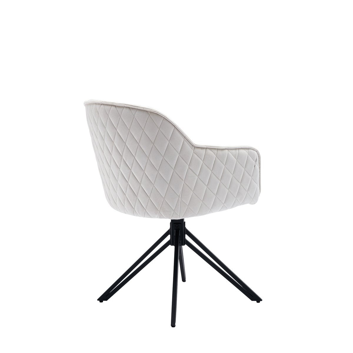 Fauteuil beige 59x60x83 cm draaibaar