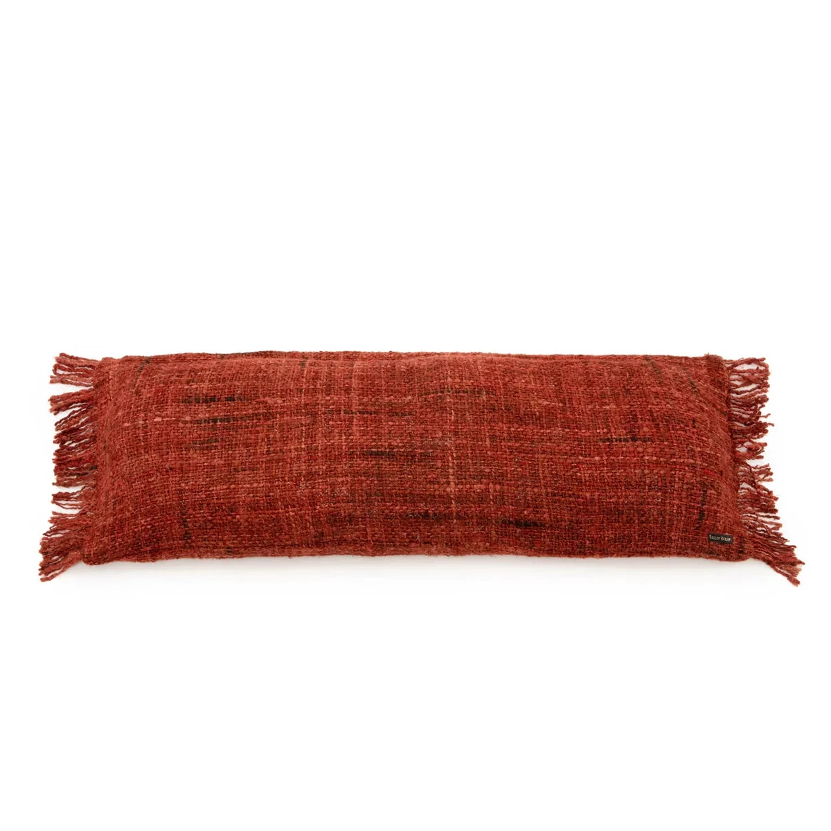 Kussenhoes kersenrood katoen 35x100 cm