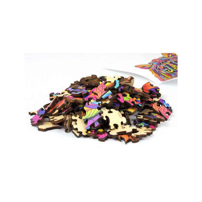 Houten legpuzzel tijger 139 stukjes 26,9x28 cm