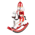 Notenkraker beeld 30 cm rood groen MDF