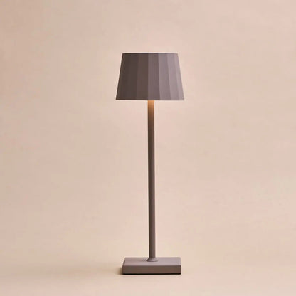 Tafellamp oplaadbaar 10 cm Ø 38 cm bruin IP54