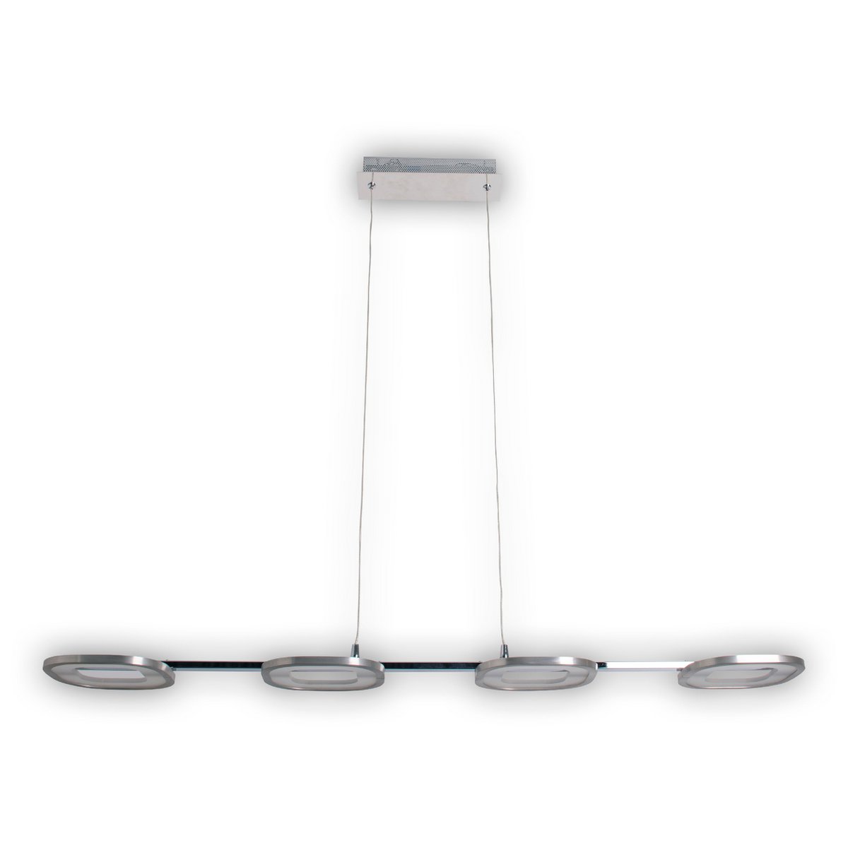 LED hanglamp balk metaal aluminium acryl staal blank