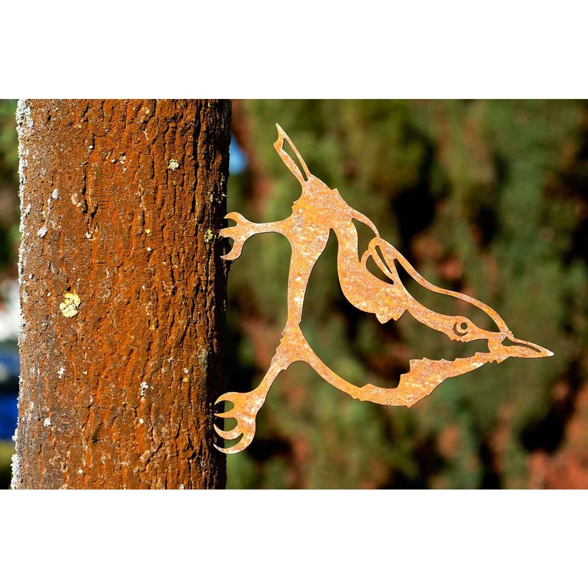 Lucky Bird Nuthatch, Rusty Metal, 1334, 2mm.