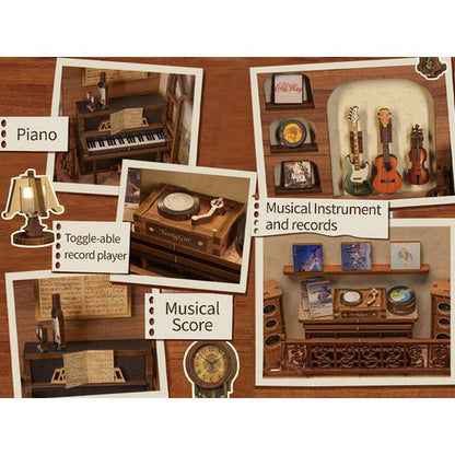 Booknook 18x11x23 cm hout