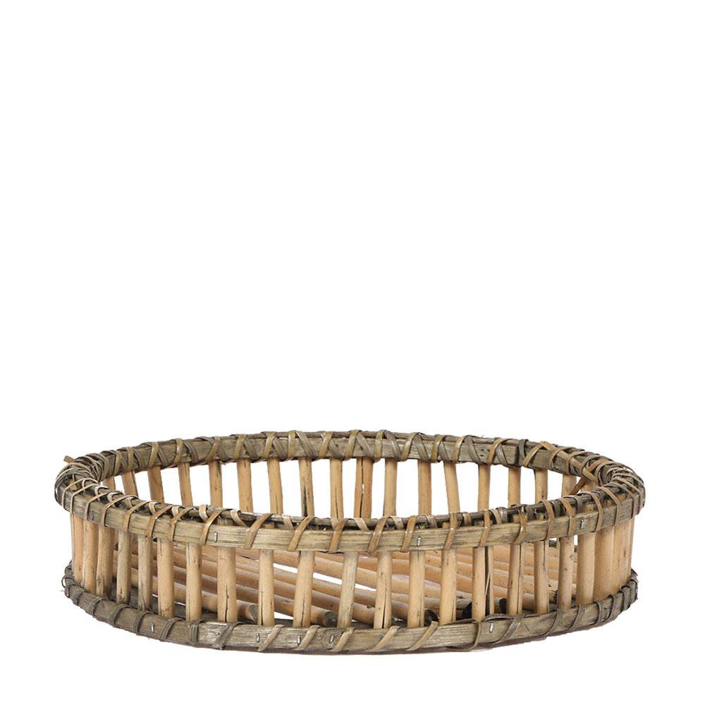 Round Bamboo Decorative Tray Ø30 cm
