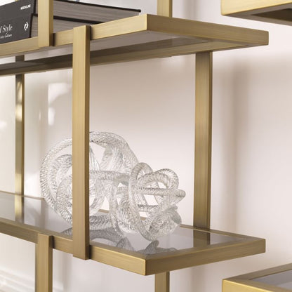 Glazen sculptuur geknoopt Ø10 cm wit