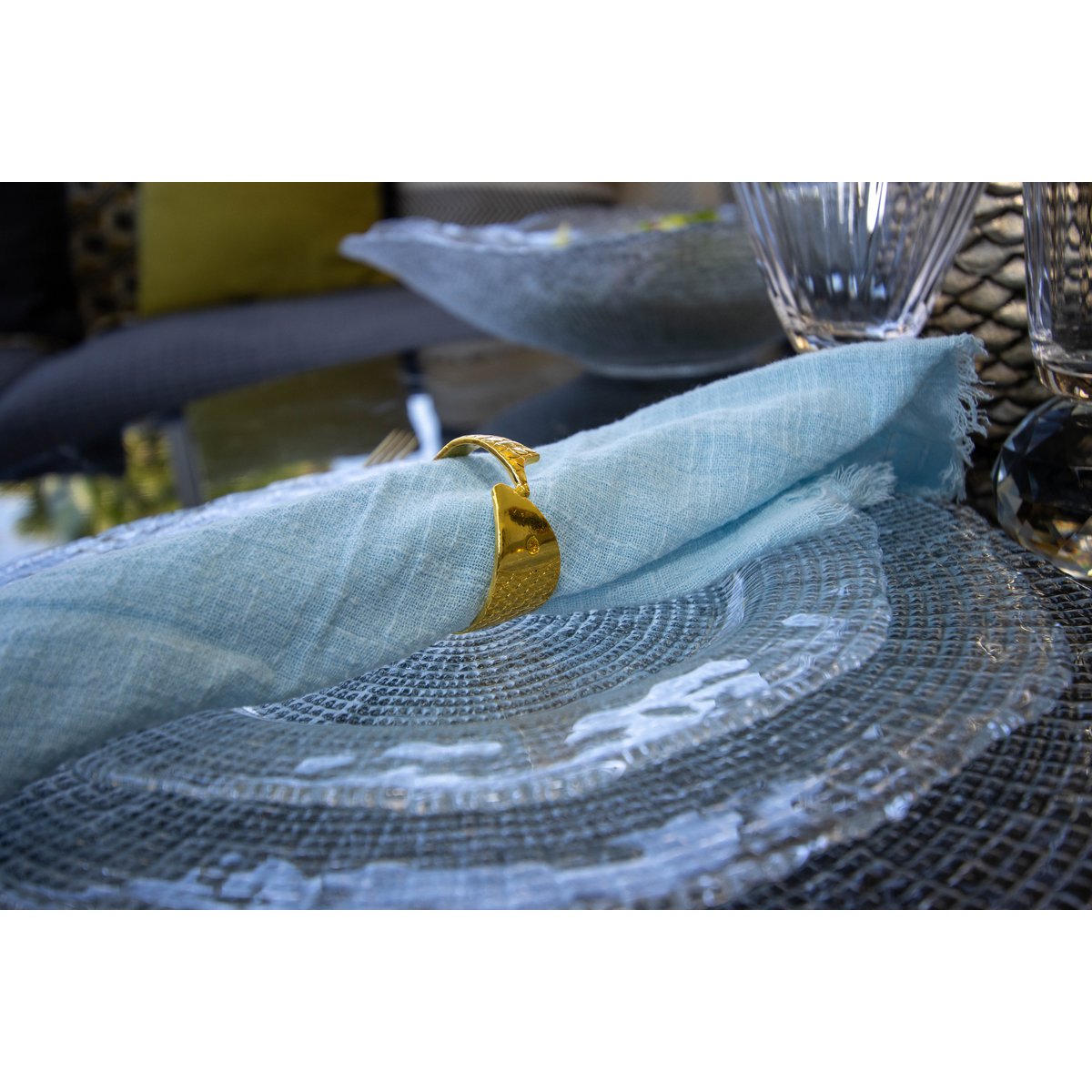 Platte plaat glas 27 cm transparant