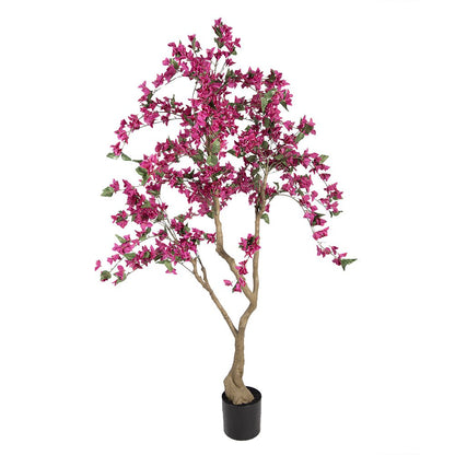 Kunstboom Bougainvillea 80x80x180 cm Roze Kunststof