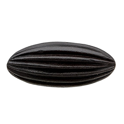 Meubelknop set van 4 zwart ijzer 2x4x5 cm