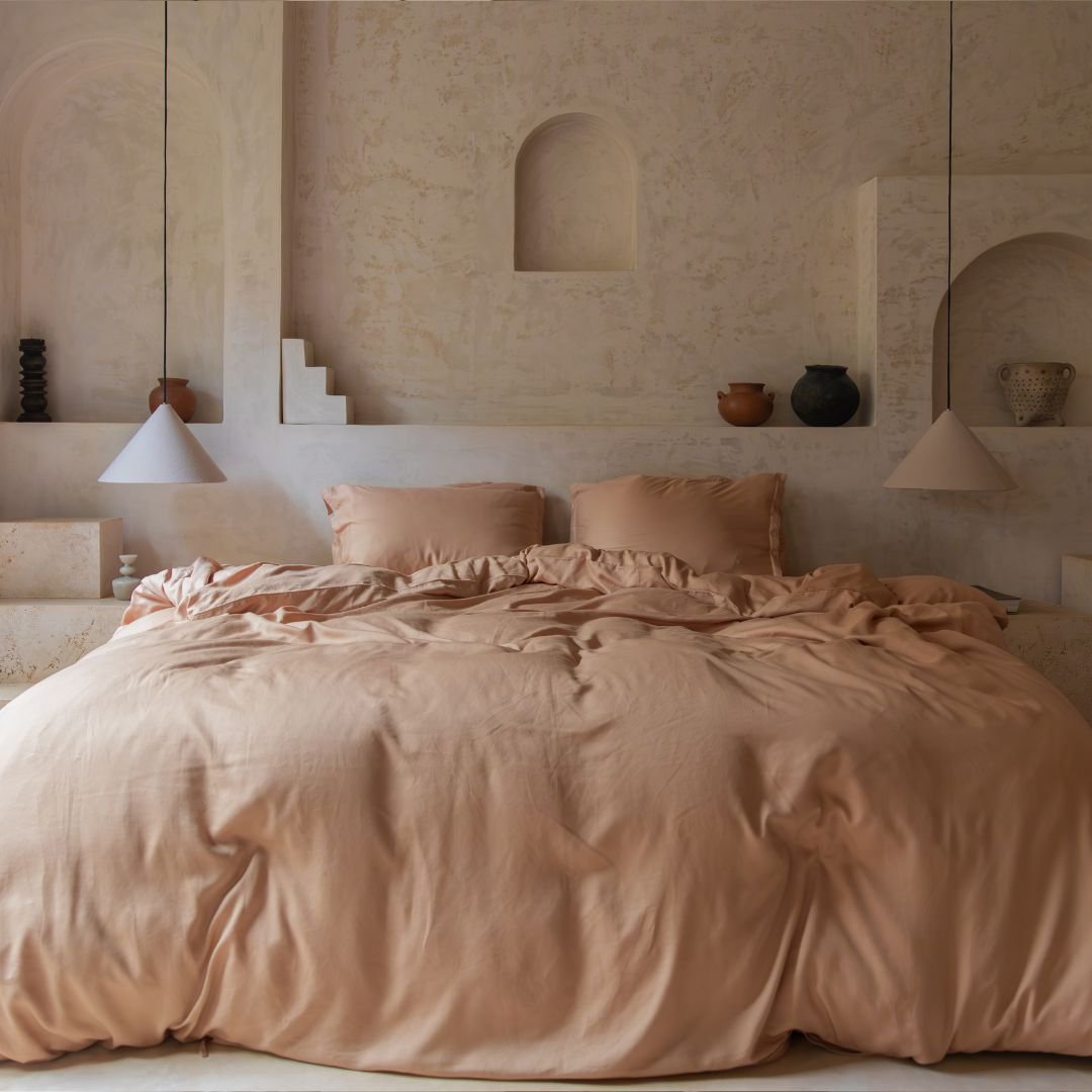 Dekbedovertrek TENCEL Twill Peach