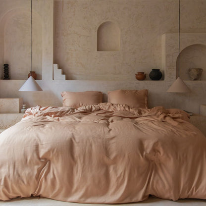 Dekbedovertrek TENCEL Twill Peach