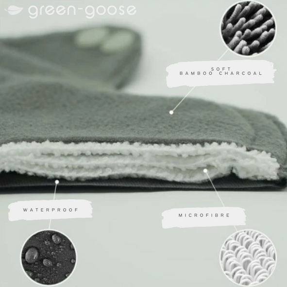 green-goose Reusable Sanitary Pads - Set of 6