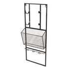 Wine Rack 32x12x82 cm Black Metal Wall Rack