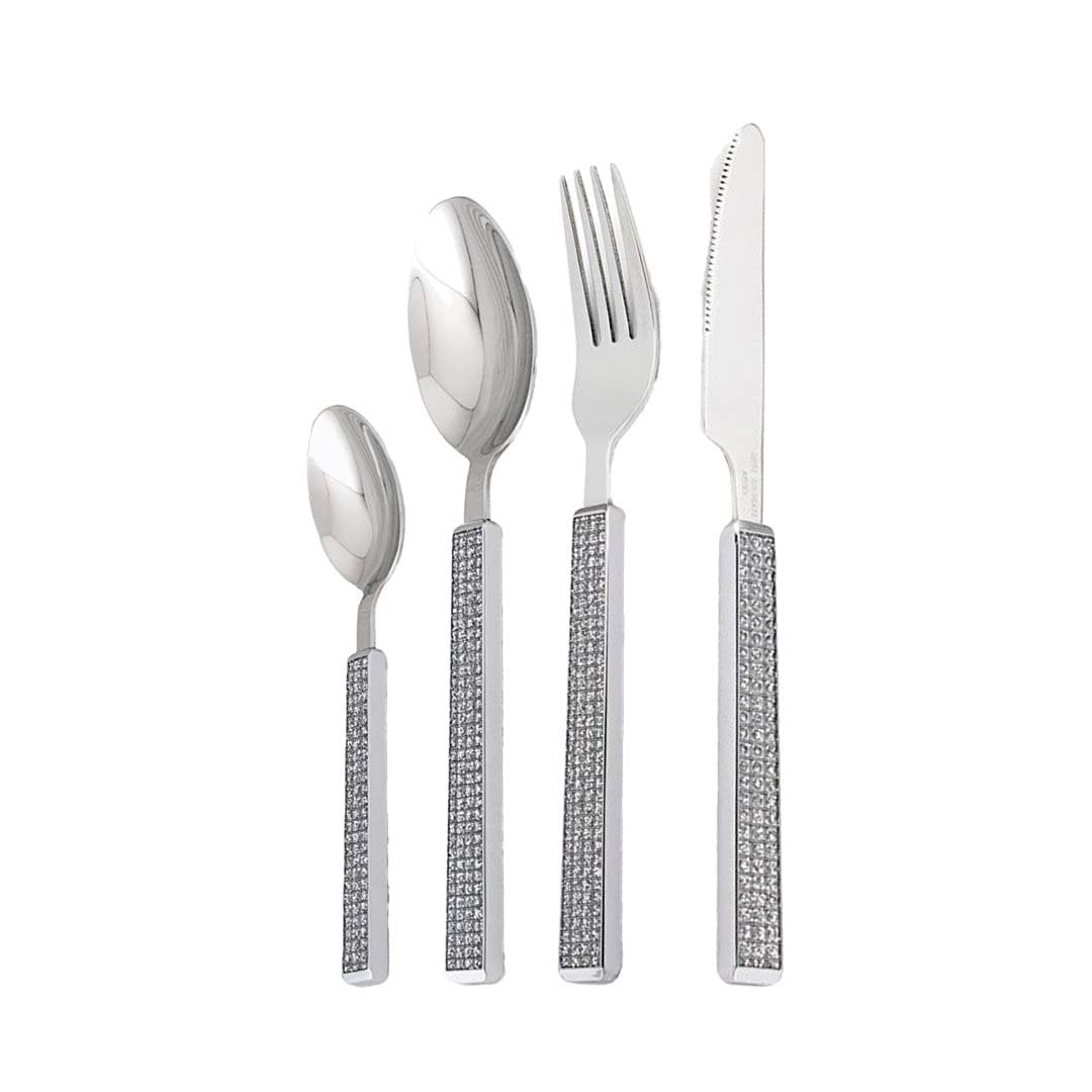 Huishoudset 24 delig massief zilver