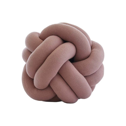 Kussen knoop 30x30 cm roze
