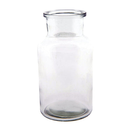 Vaas Ø 6x13 cm glas transparant