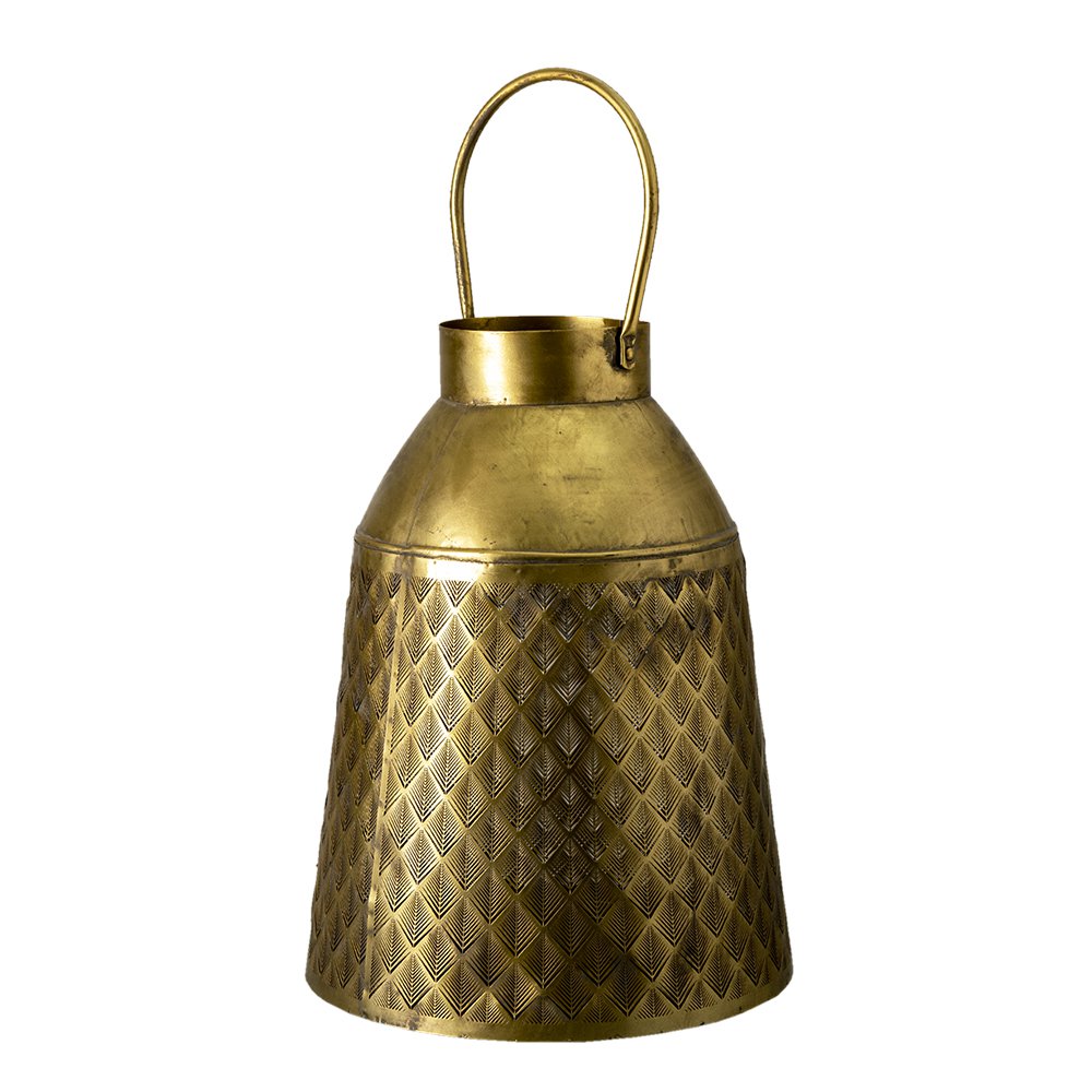 Decoratie Emmer Ø 29x38 cm Koperkleurig IJzer